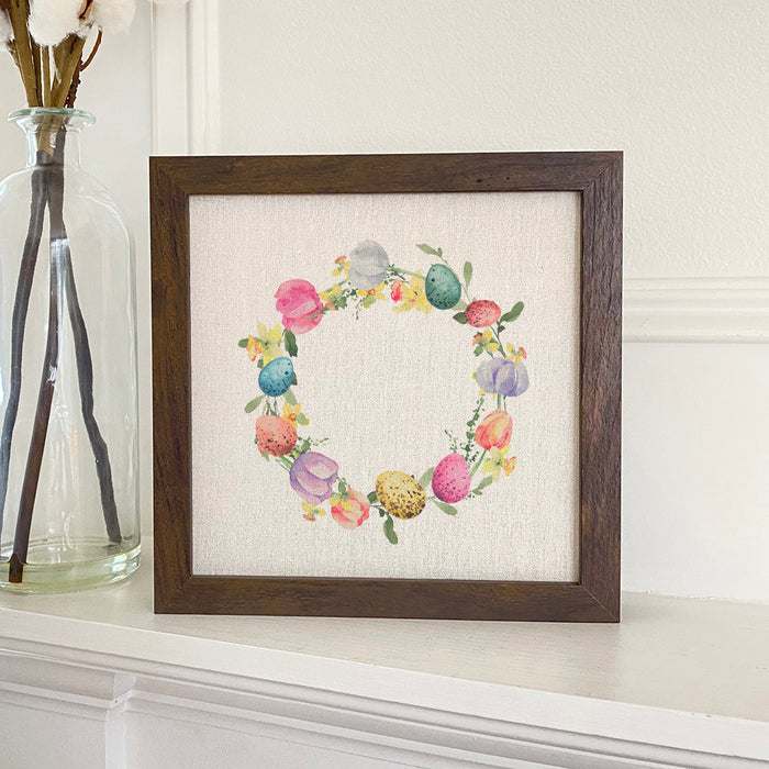 Watercolor Spring Bird - Spring Framed Sign