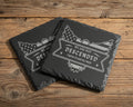 WE ARE NOT DESCENDED – Slate Coaster Set