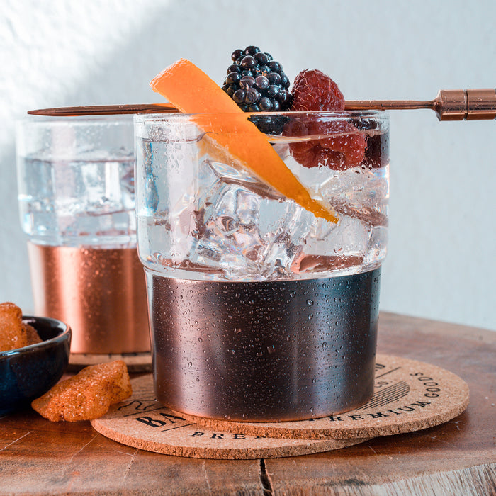 Whiskey Glass with Copper Base - Set of Two in Gift Box (Copy)