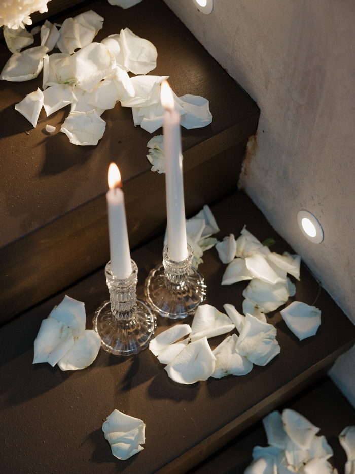 White 25cm Taper Candles