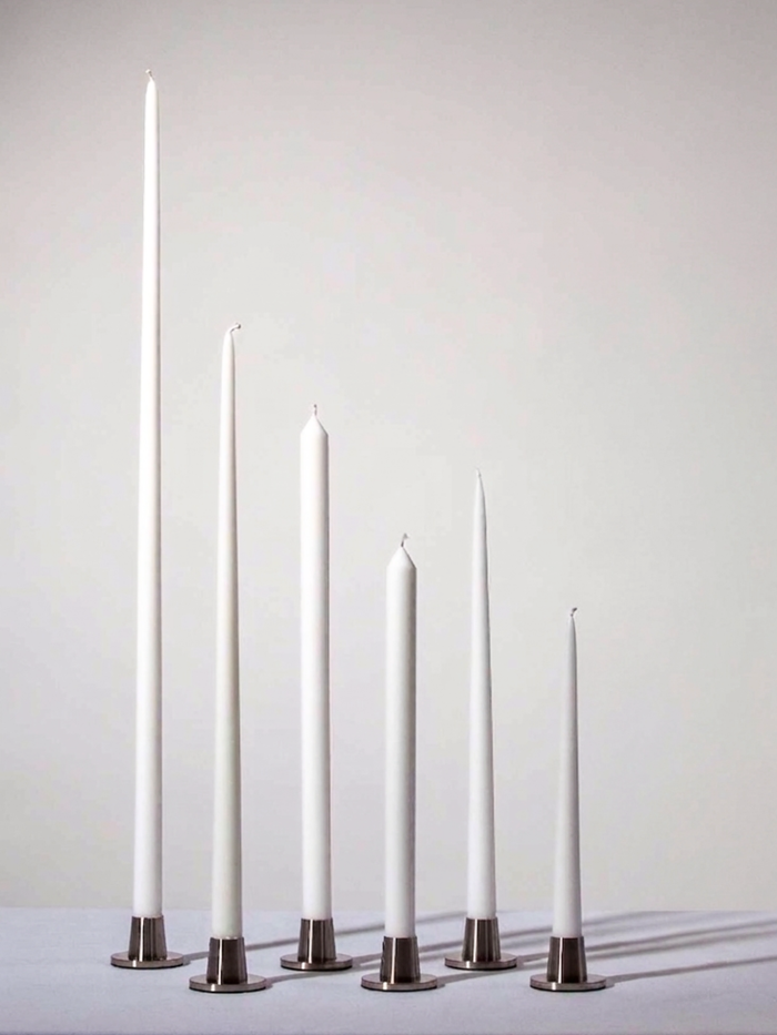 White 30cm Dinner Candles