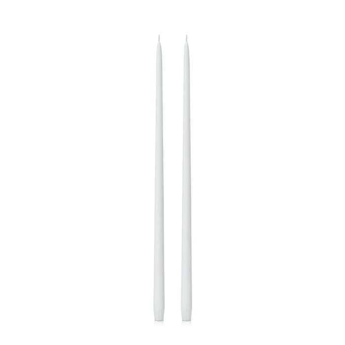 White 55cm Taper Candles Pack of 2