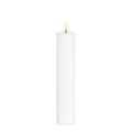 White 5cm x 20cm LED Pillar Pack of 1