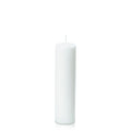 White 5cm x 20cm Slim Event Pillar - Pack of 24