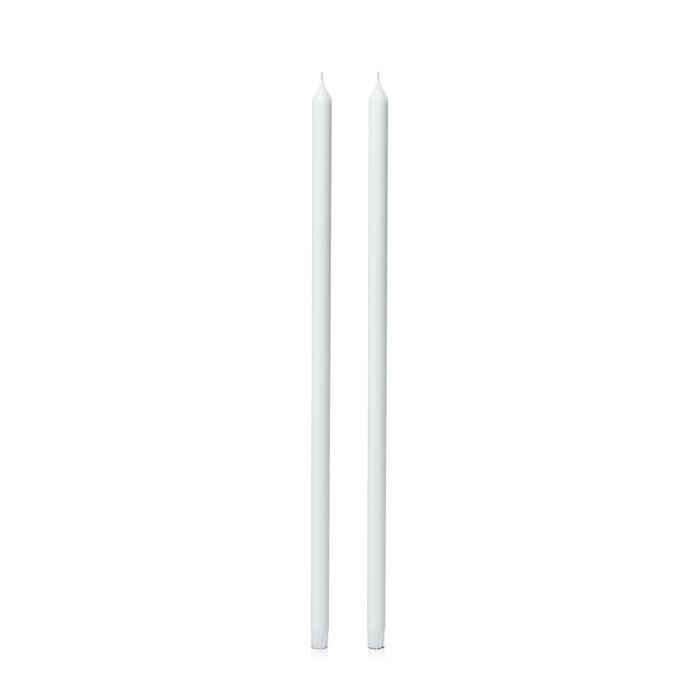White 60cm Dinner Candles Pack of 2