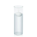 White 6cm Event Floating Candle in 8cm x 25cm Glass Pack of 1