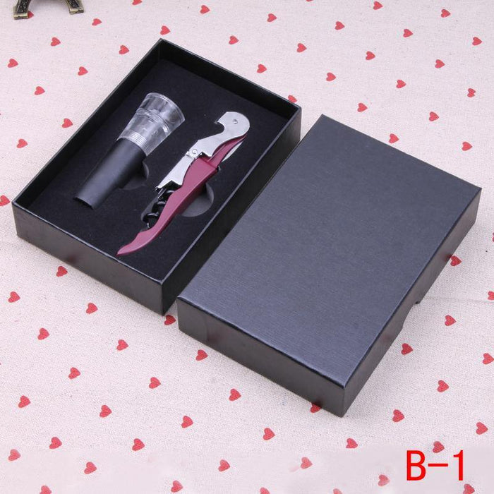 Wine Opener & Stopper Gift Set