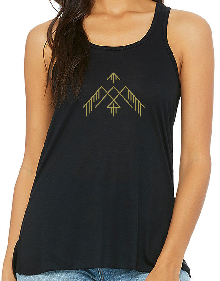Women's Geo Flowy Racer Tank