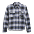 adidas - x Mark Gonzales Flannel Shirt (Black / Muted Purple / Halo Silver)