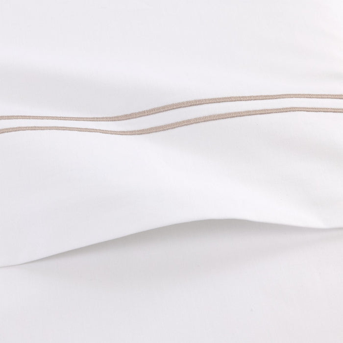 Yves Delorme Duo Flat Sheet - Loutre