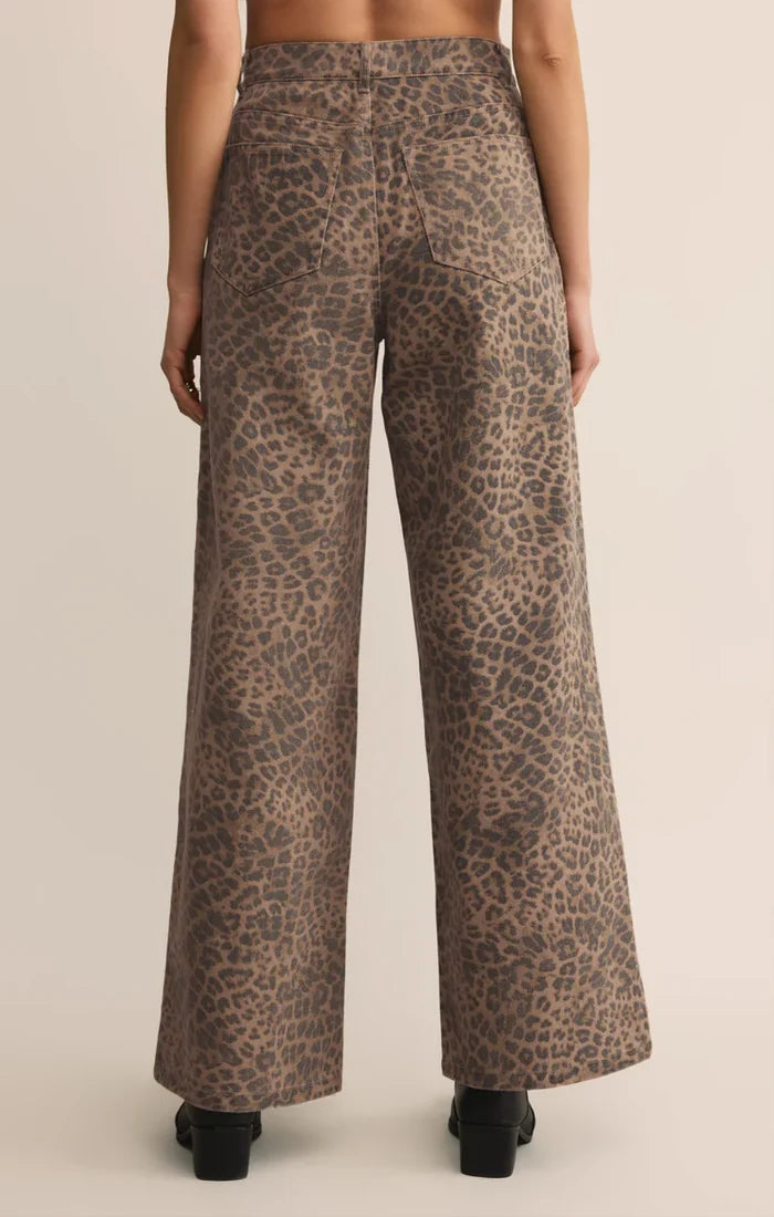 Z-Supply | Marli Denim Leopard Pant